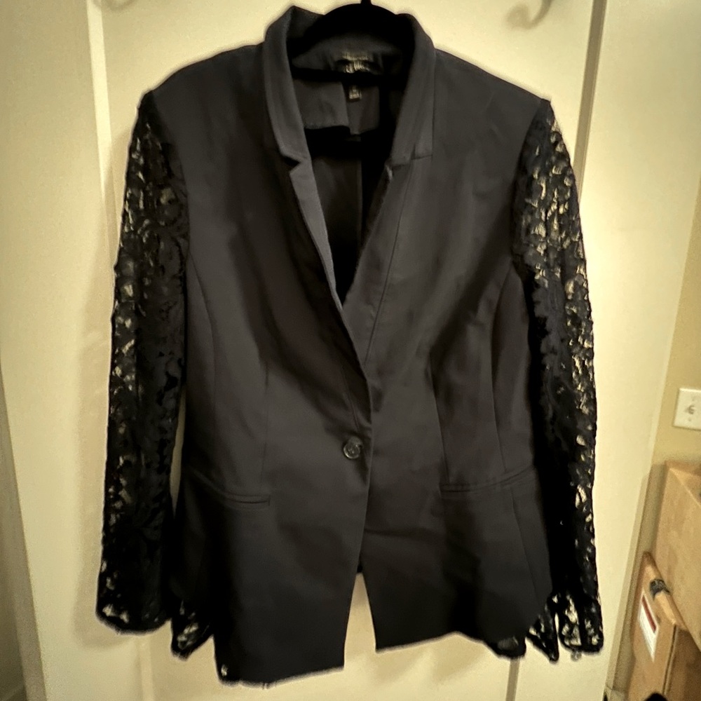 Navy Lane Bryant suit set